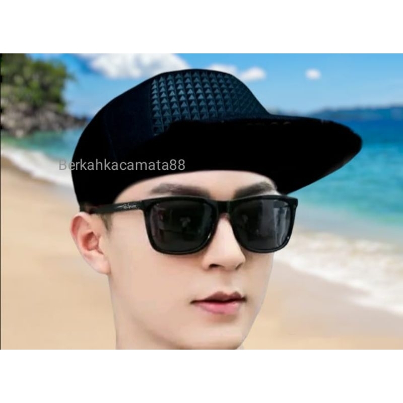 Kacamata RB Space Gagang Tipis/Kacamata Mirror Pria/Kacamata Hitam