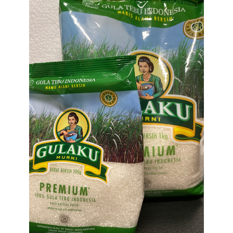 

Gulaku Gula Premium Putih Hijau - Tebu 200 Gram Surabaya