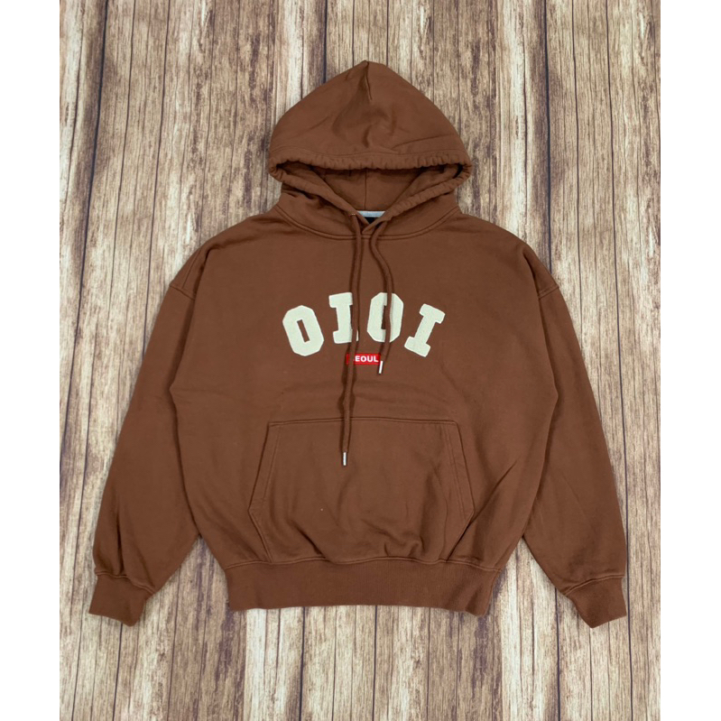 Hoodie OiOi Brown