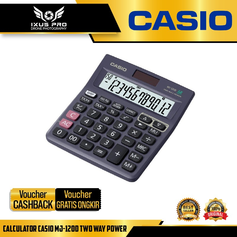 

Casio MJ-120D Two Way Power Kalkulator