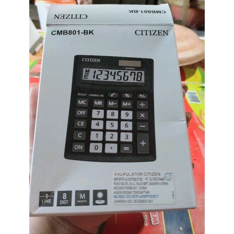 

Kalkulator Citizen 8 digit | Preloved Pribadi