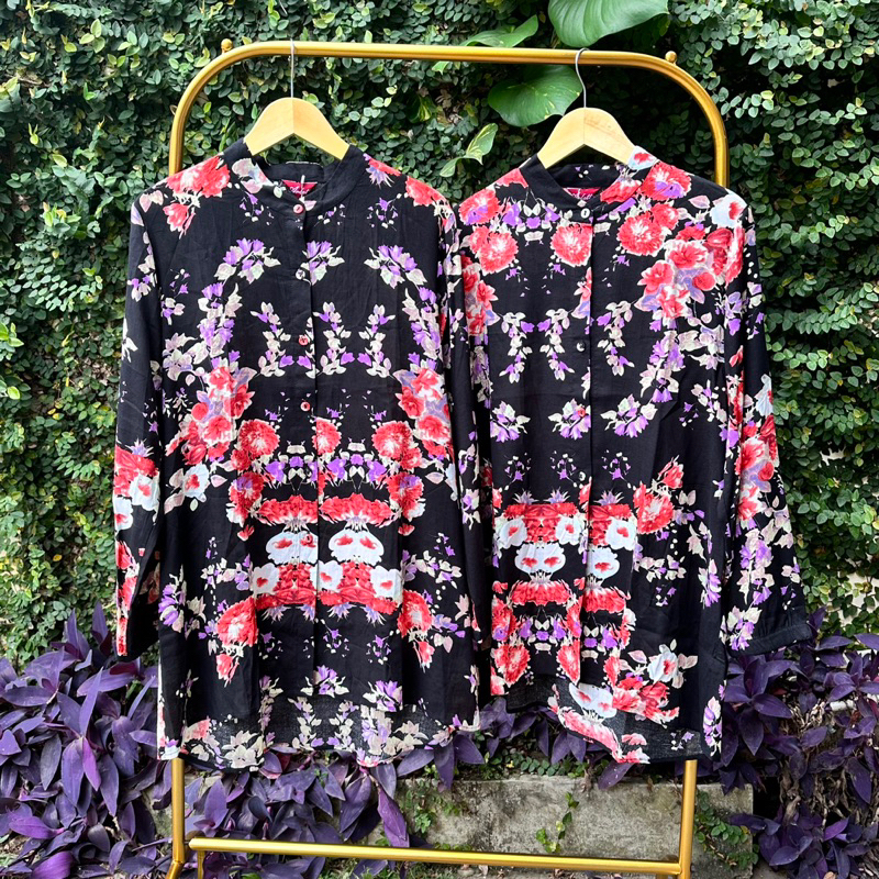 Briliant Girl - Tunik Kembang | Tunik Bunga Bahan Katun Rayon | Tunik Motif Bunga