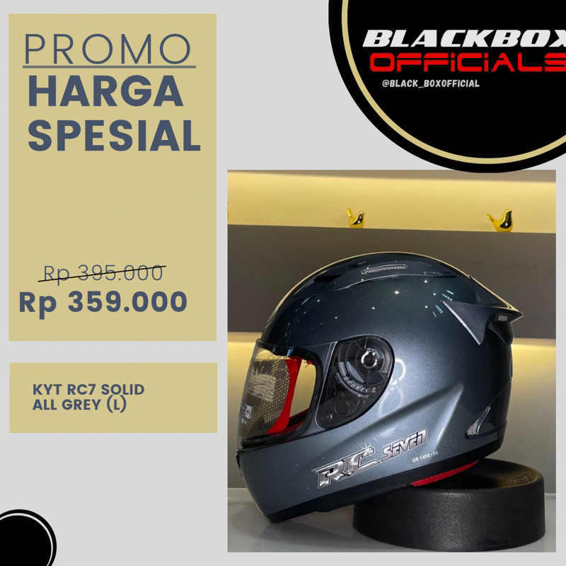 KYT RC7 / RC Seven Solid All Grey