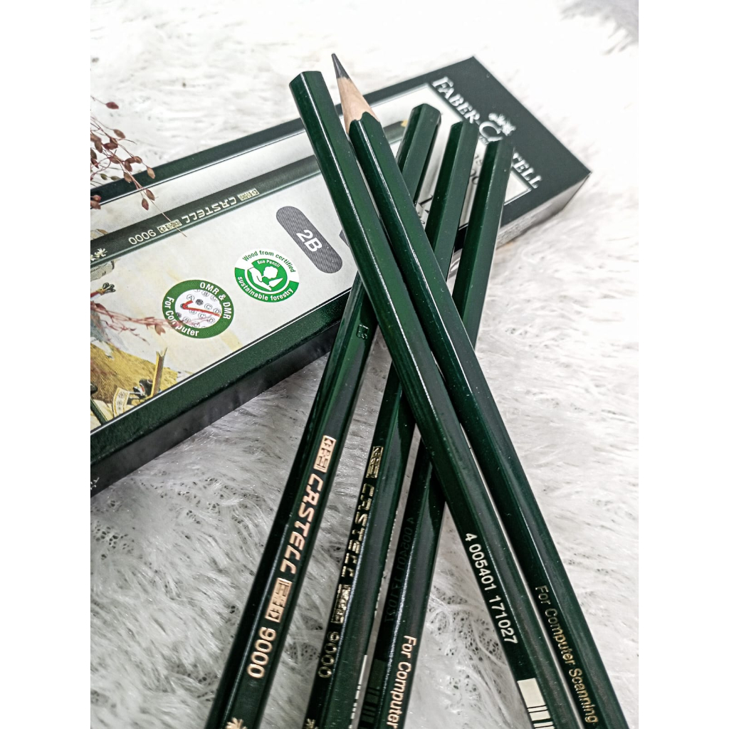

Pensil Faber-Castell 9000 - HB (1Pack 12Pcs)