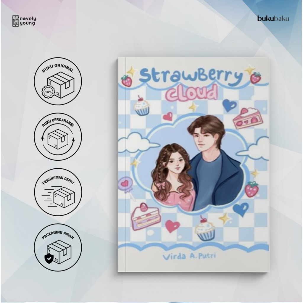 NOVEL STRAWBERRY CLOUD - VIRDA A.PUTRI - COCONUT BOOKS - GRATIS BIAYA PACKING