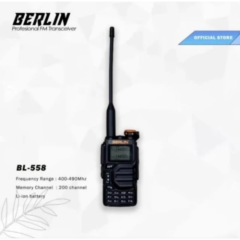HT BERLIN BL 558 BL558 Walkie talkie Original 5 Band UNLOCK