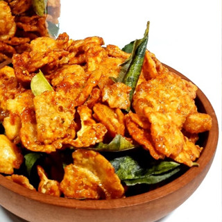 Emping pedas manis daun jeruk 1kg / emping thailand