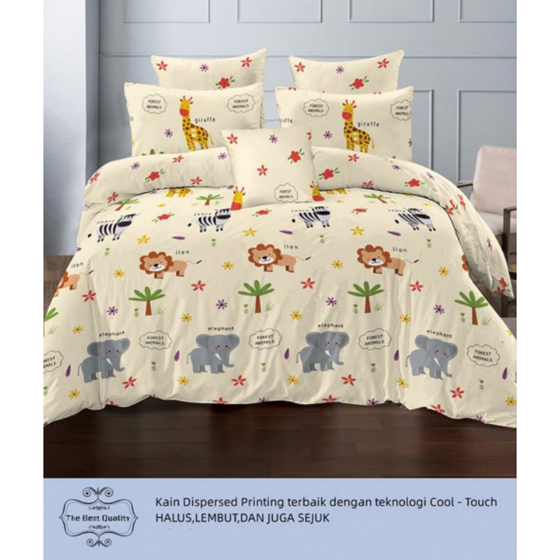 Sprei Motif Hewan Kartun Sprei Motif Gajah Sprei Motif Jerapah Sprei Murah Sprei Anak Sprei Cantik S