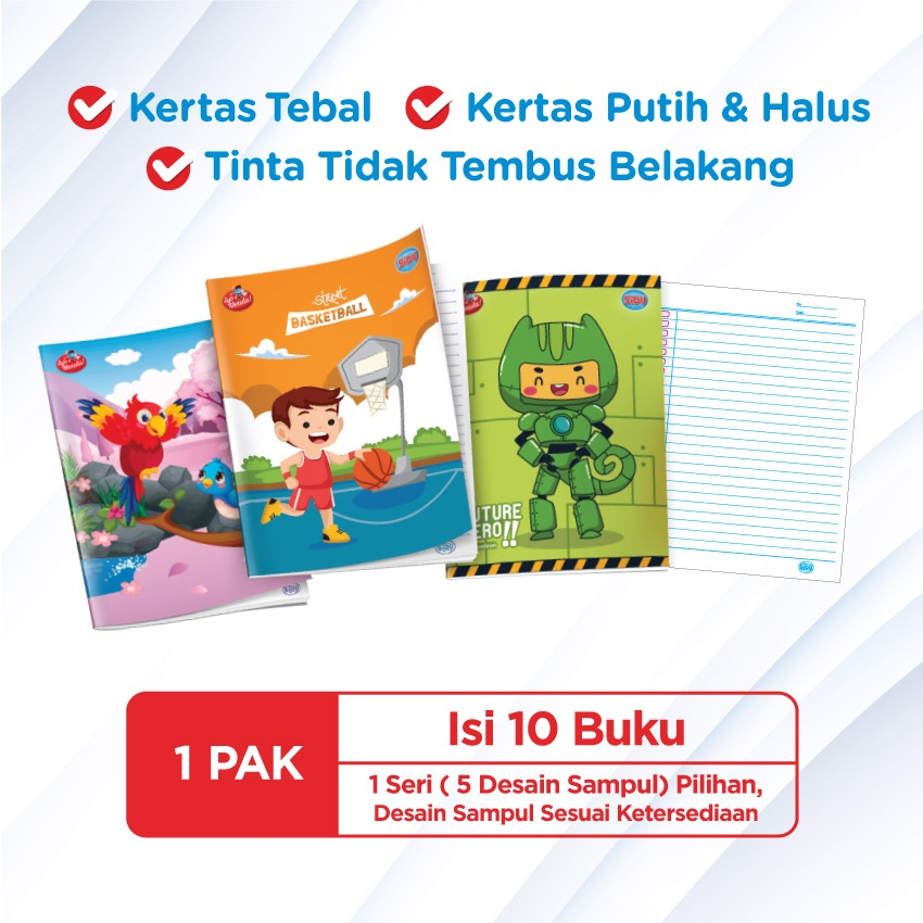 

Buku Tulis 38 Lembar Merk Sidu (1 Buku)