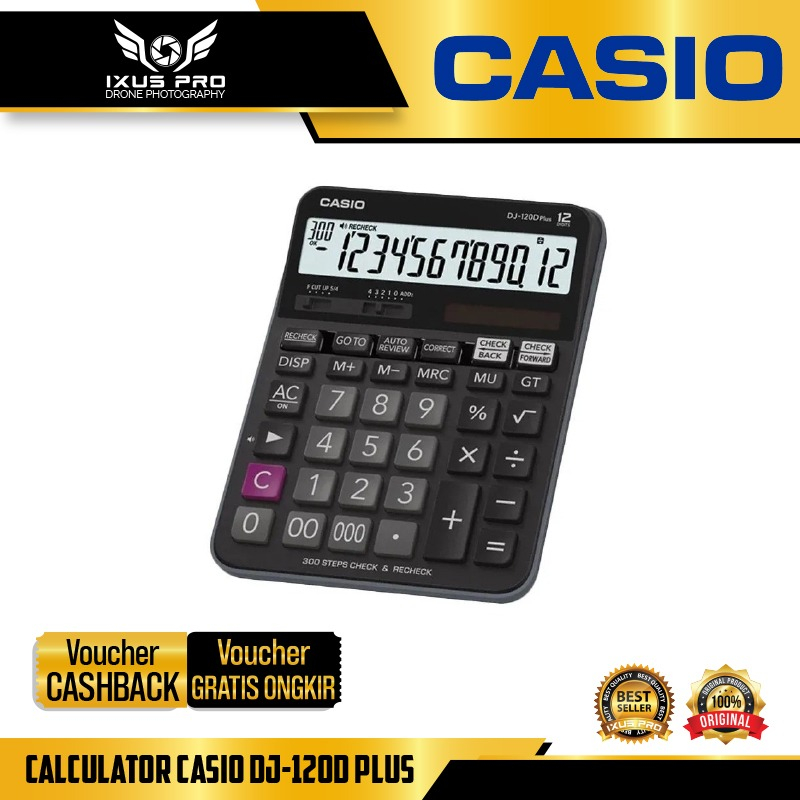 

Casio Calculator DJ-120D Plus - Casio Kalkulator DJ-120D Plus