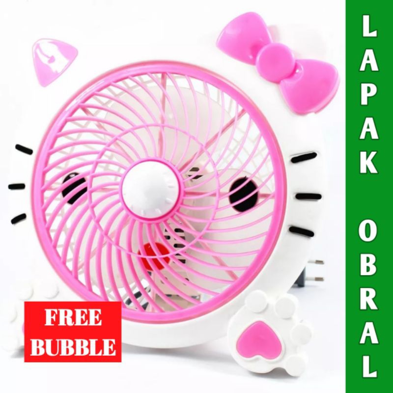 Kipas Angin Mini Karakter/Kipas Angin Doraemon/Kipas Angin Hello Kitty Minion