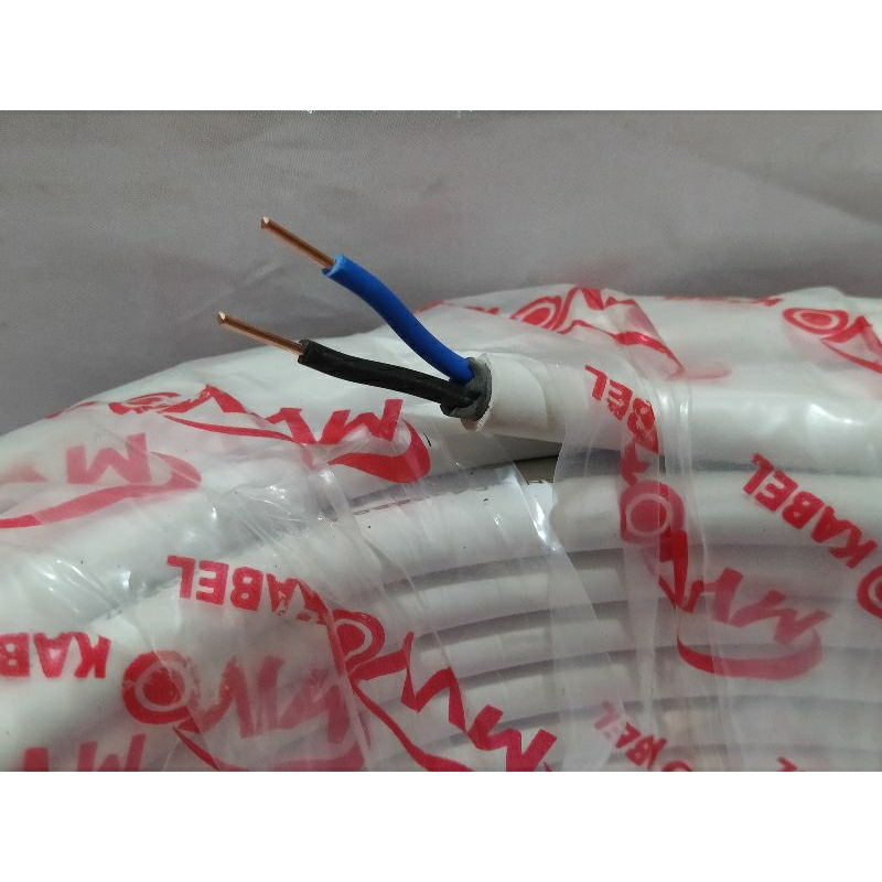 meteran kabel nym 2x2.5 TEMBAGA MURNI kabel listrik kawat nym 2x2.5
