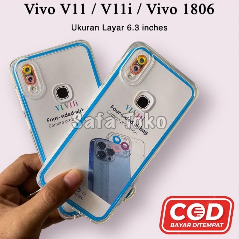 Case Airbag Vivo V11 / V11i / Vivo 1806 Softcase Transparant
