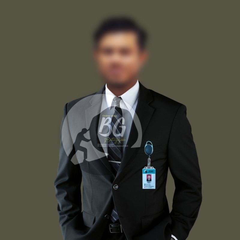

Gantungan Kunci ID Card NAME TAG Dengan Tali Tarik Ulur Retraktable untuk Kantor