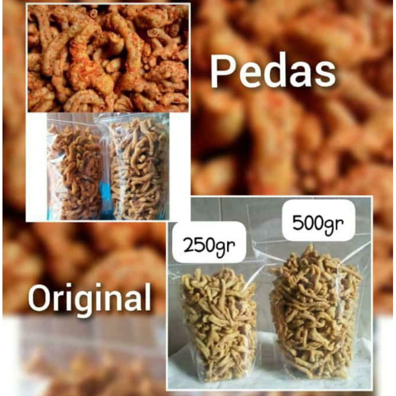 usus ayam crispy pedas