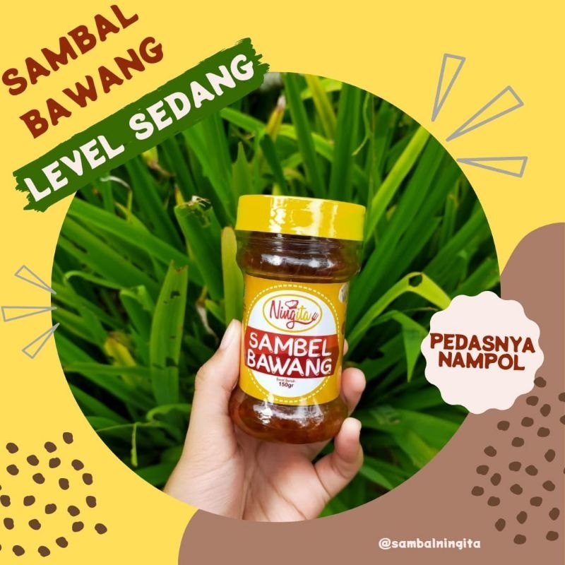 

Sambal Ning Ita - Sambal Bawang Sedang 150gram siap dikonsumsi [ Best Seller ]