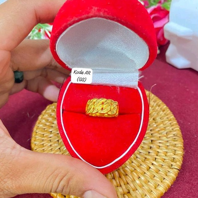 CINCIN RANTAI UKIR KOIN 91 100% ASLI