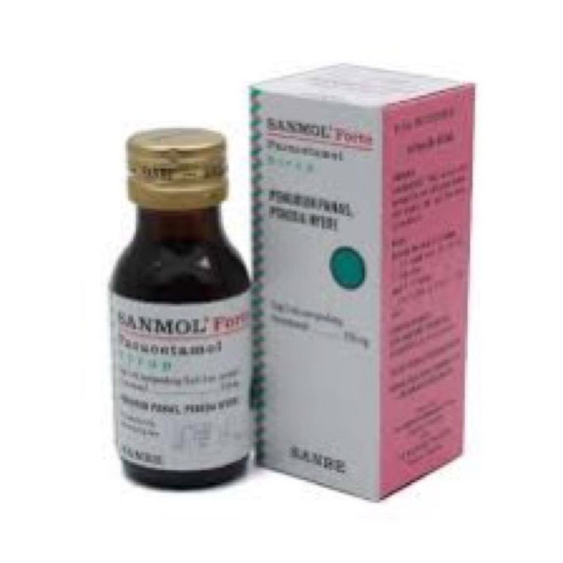 SANMOL SIRUP 60ml / SANMOL PARACETAMOL/OBAT PENURUN PANAS ANAK SANMOL