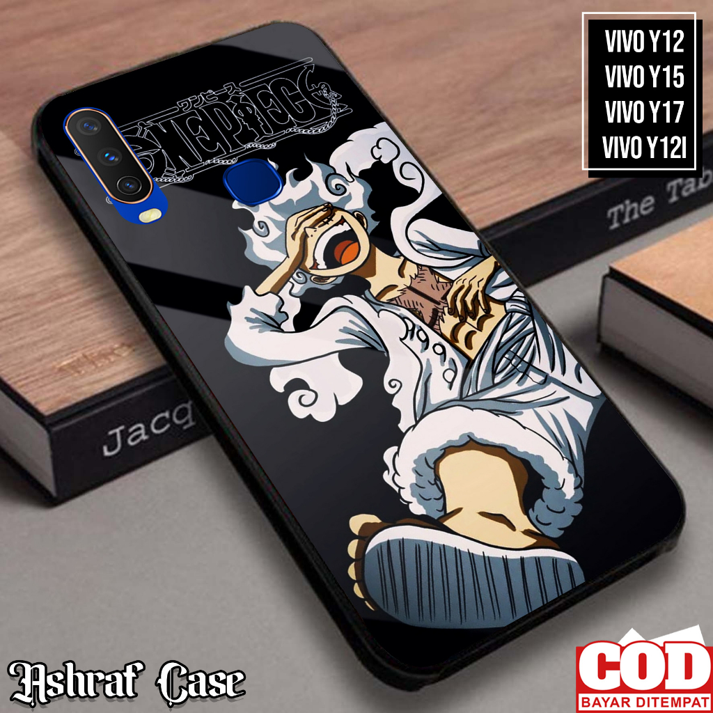 Case Vivo Y12/Y12i/Y15/Y17 - Casing Vivo Y12i/Y15/Y17 ( LUFY ) Softcase Glass Kaca - Kesing Hp - Sil
