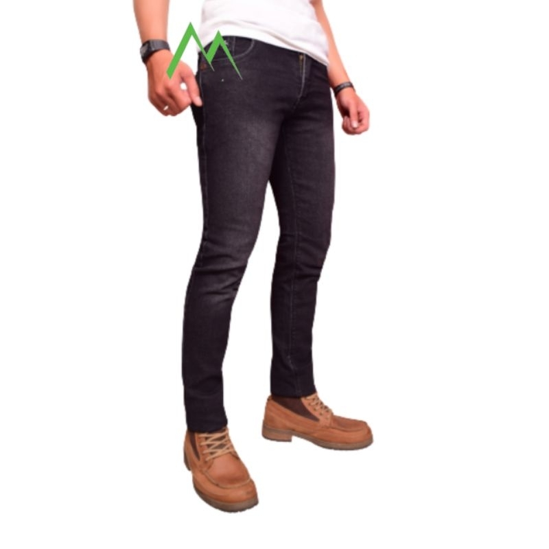 Celana Jeans Pria Skinny Black Jazz