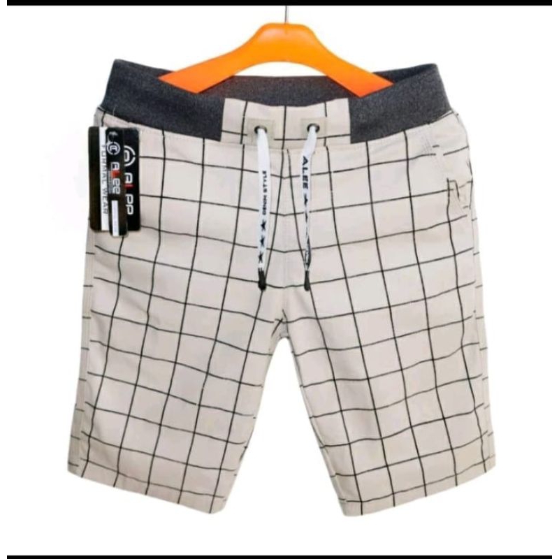 celana pendek tartan~pendek Chino Tartan premium~pendek kotak2 pria