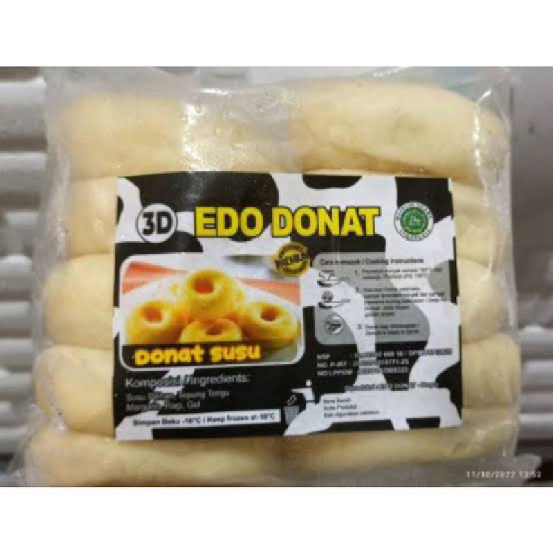 

Donat susu jumbo 3D isi 10