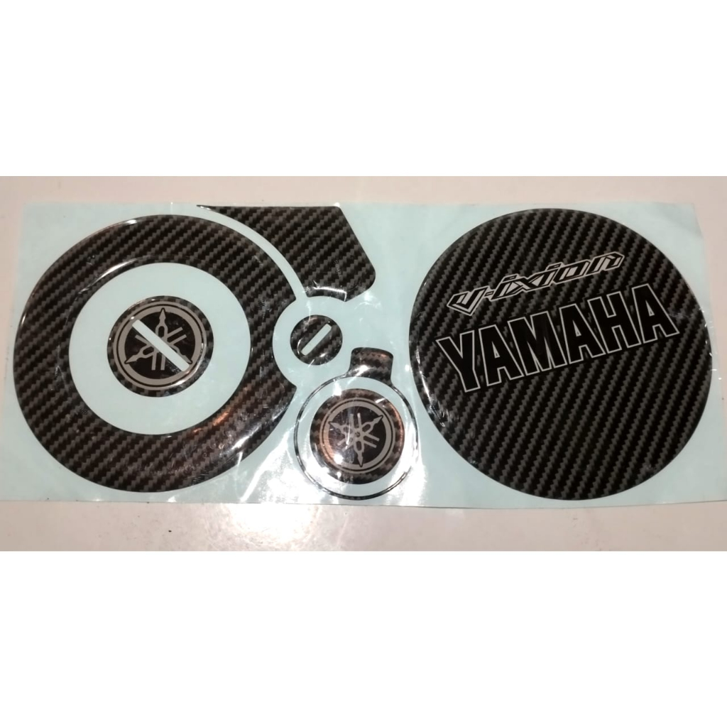 EMBLEM VARIASI BLOK MESIN VIXION OLD/STIKER TIMBUL BLOK MESIN VIXION OLD