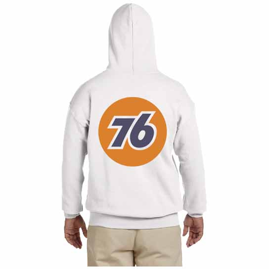 Jaket Hoodie 76 Gas Stations Nostalgic Oil & Gas Tin Metal Sign Union 76 Gasoline Bahan Cotton Fleec