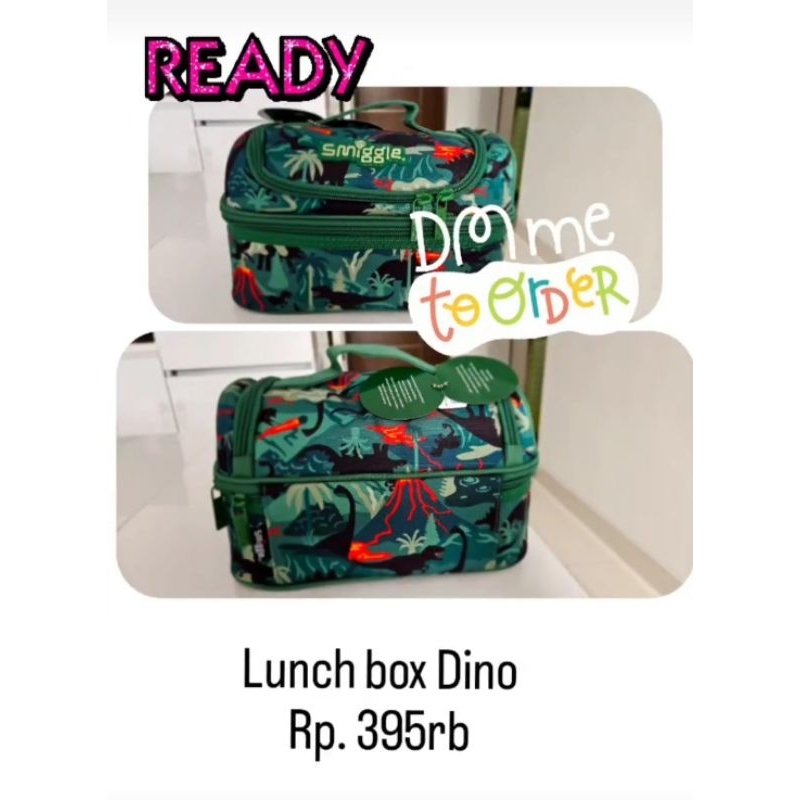 Smiggle Dino Double Decker Lunch Box