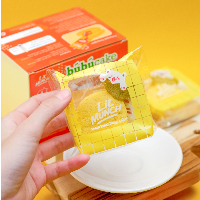 Snack Bayi 6 bulan - Bubucake Orange Vanilla - BB Booster cemilan bayi snack anak sehat non msg