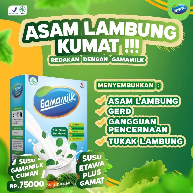 

SUSU KESEHATAN GAMAMILK - Susu Kambing Etawa Asli - Tulang dan SendiTanpa efek samping