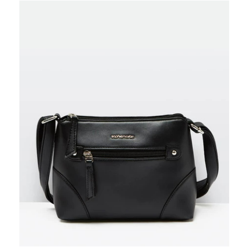 Tas selempang wanita Sophie Martin Paris CANDELARIA BLACK kulit promo