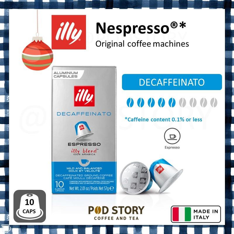 

illy Nes presso Compatible (Decaffeianto) Coffee/Kopi Capsules, 10