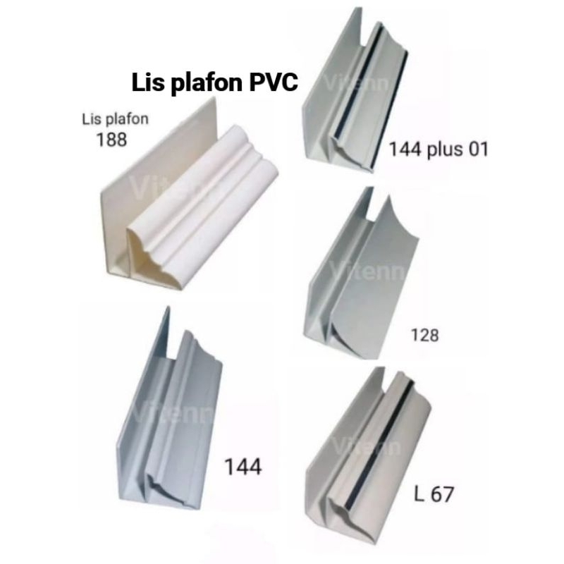 Lis plafon PVC / sudut plafon PVC