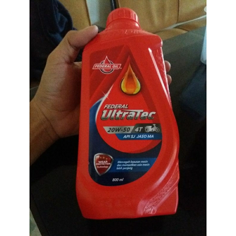 oli federal 0.8L oli motor bebek honda supra kharisma revo dll