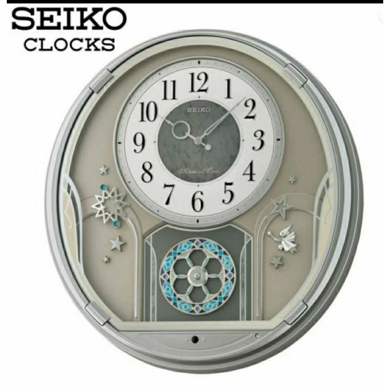 Seiko Qxm 375#QXM375#QXM375S#jam dinding seiko Qxm375# wall clock Seiko qxm375s