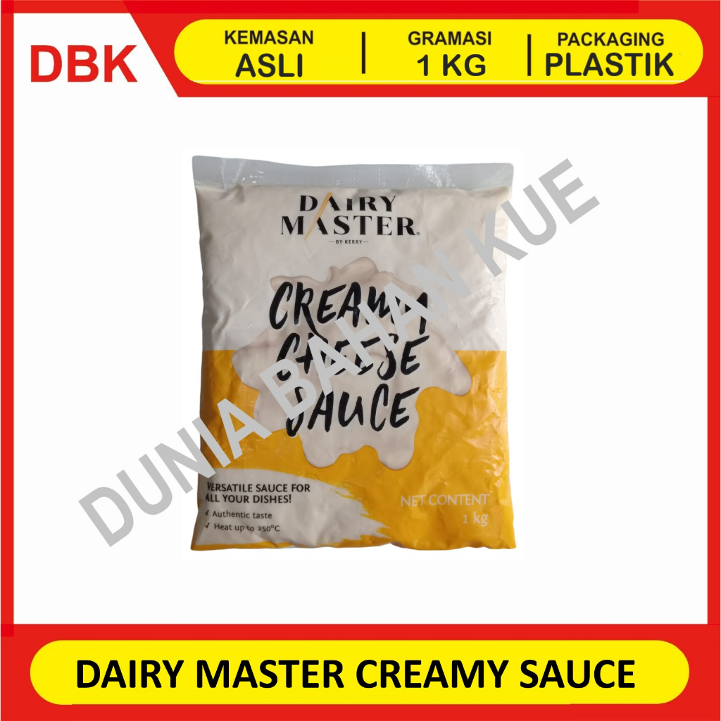 

CREAMY CHEESE SAUCE DAIRY MASTER SAUS KEJU KRIM 1 KG