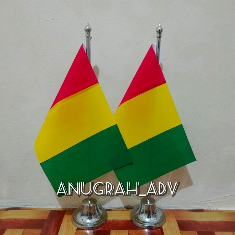 

tiang stainless bendera meja GUINEA