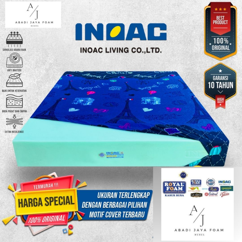 Kasur Busa INOAC D23 foam 100% Asli