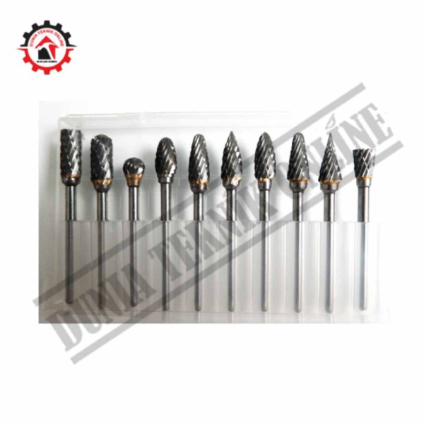 Mata Bor Tuner Tunner Cuner Besi Kayu Mini Die Grinder SET 10PCS Limited