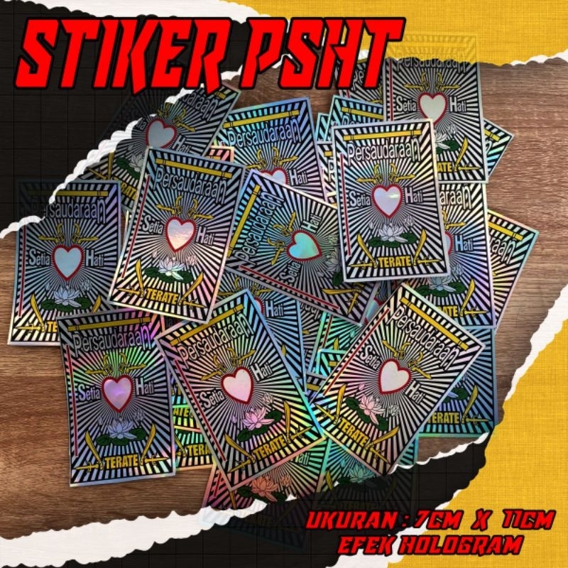 

Stiker Hologram PSHT Persaudaraan SH Terate Stiker Hologram Anti Air Desain Tugu