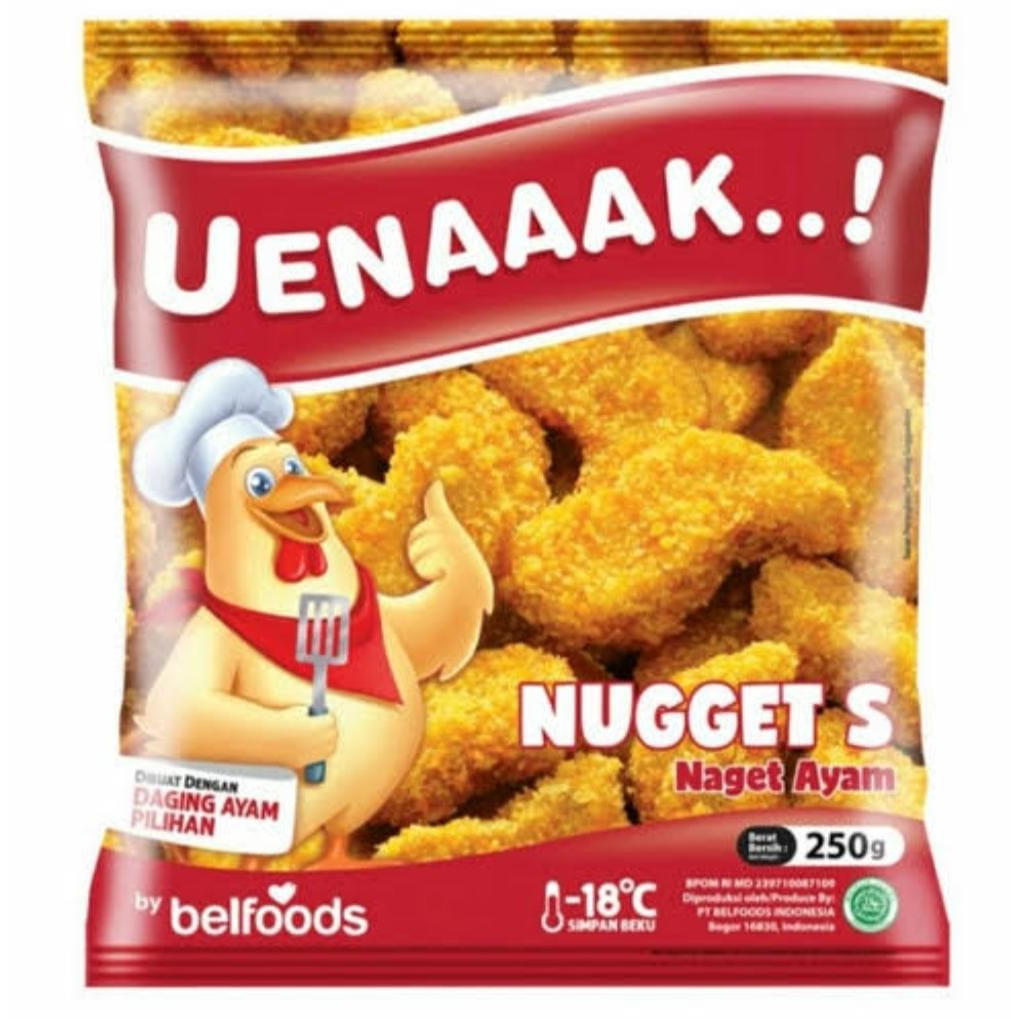 

BELFOODS NUGET UENAK BENTUK S