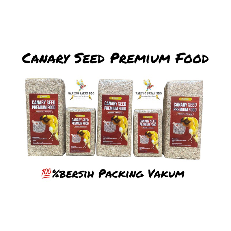 Canary Seed Pakan Burung Kenari Branjangan Canary Finch Bersih Sehat Higenis