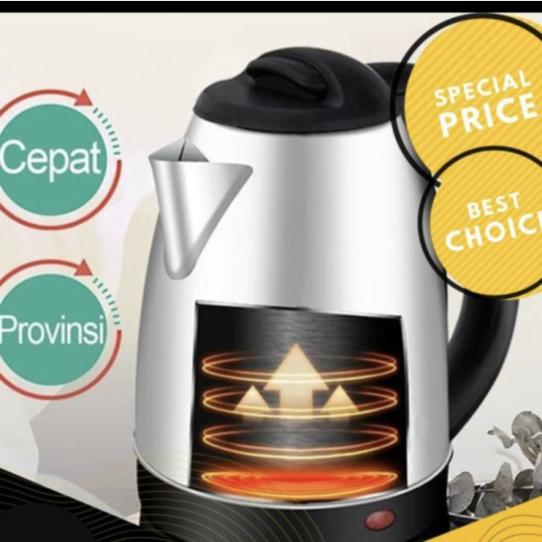 Dijual Am TEKO LISTRIK PEMANAS AIR - TERMOS AIR / KETTLE - PEMANAS AIR STAINL Limited