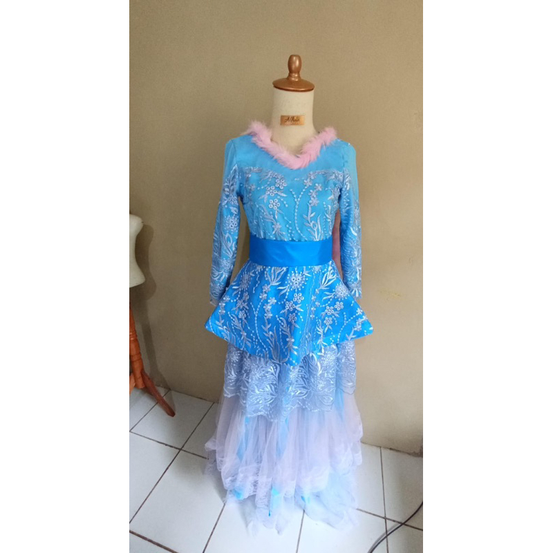 banting Harga preloved baju mayoret muslim / baju kataman /dress pesta anak / gamis pesta