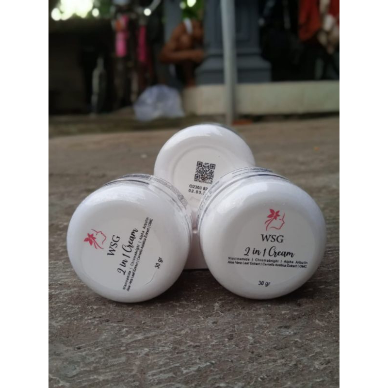 WSG2in1 krim pemutih/cream 2in1 pemutih