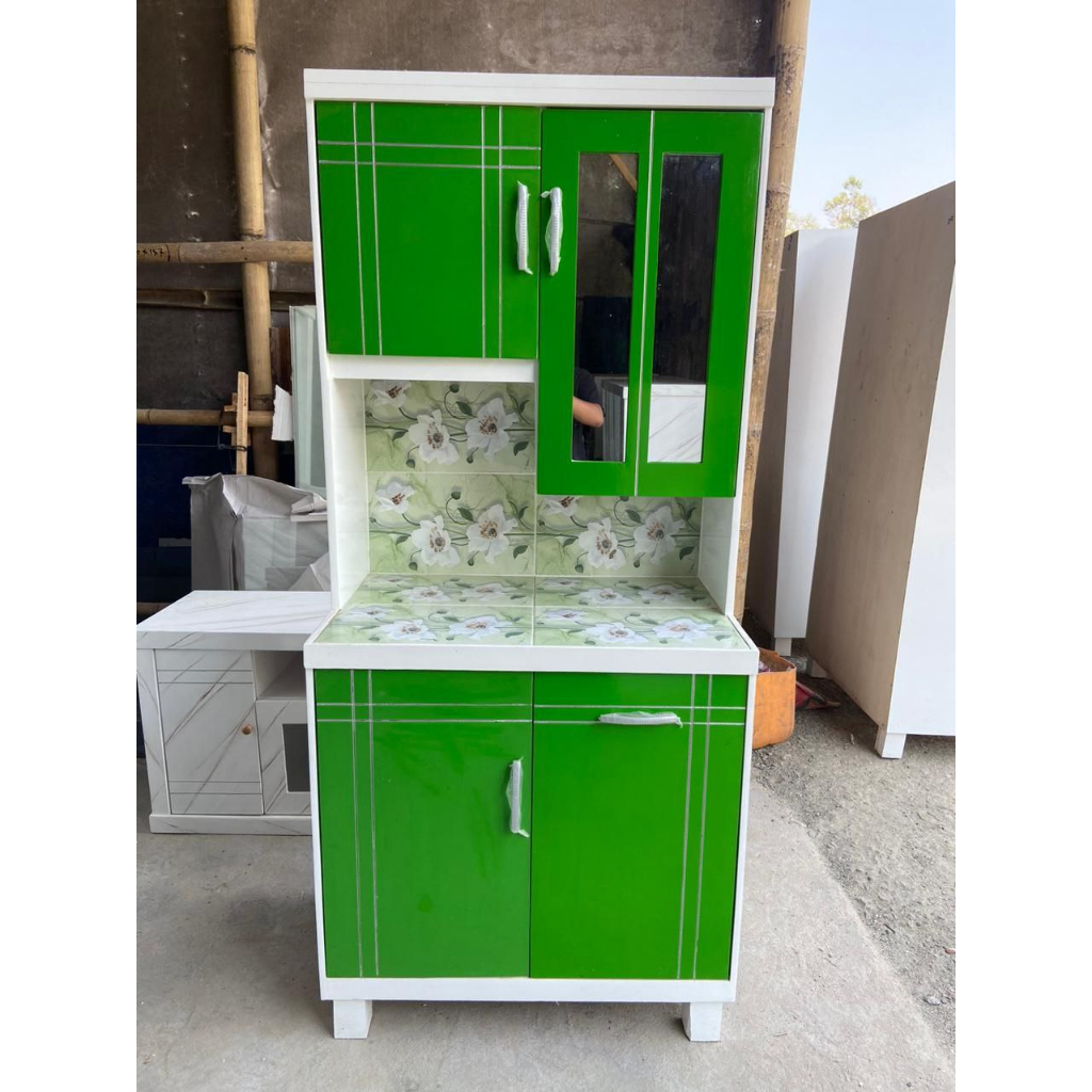 Lemari Sayur Pintu 2 Kitchen Set Rak Piring Lemari Piring