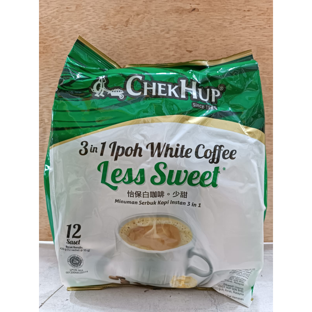 

White coffee Check hup Less sweet 420 g (12 Saset)/Ipoh