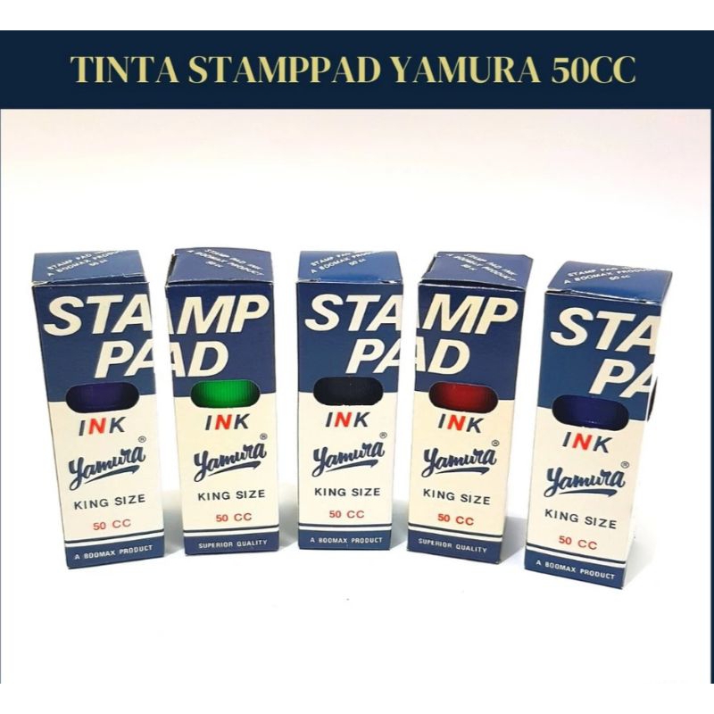 

(1bj) Tinta Stamppad Ink YAMURA KINGSIZE 213 - Tinta Stempel Marking Yamura 50cc