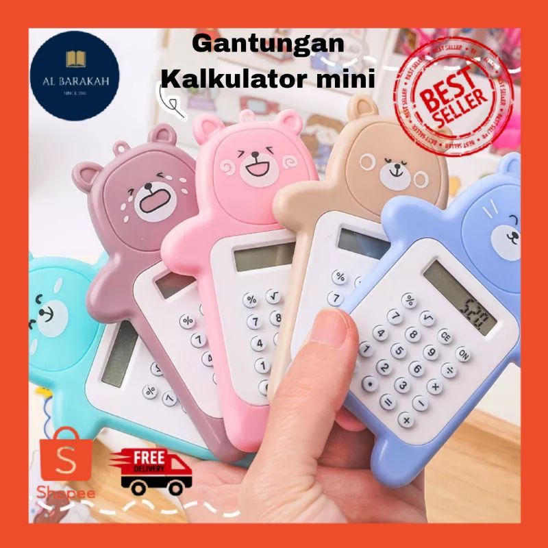 

Kalkulator Mini / gantungan kalkulator mini beruang / Kalkulator saku / Kalkulator kecil
